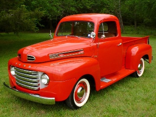 Left front 1949 Ford F1 Pickup